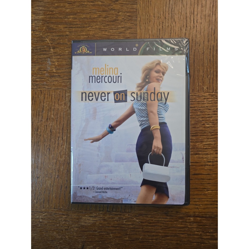 Never On Sunday (DVD, 1960) Brand New Factory Sealed Rare Out of Print